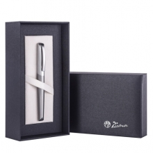 毕加索（pimio）钢笔签字笔男士商务办公礼品成人学生用0.5mm墨水笔黎曼之美系列960狼青灰