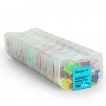 广博ZD5334彩色工字钉(25mm透明)