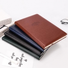 广博 GBP20018  120页简约皮面记事本 混色