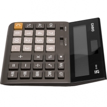 卡西欧（CASIO）DH-12-BK 12位 双电源 超宽计算器 黑色