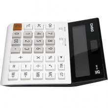 卡西欧（CASIO）DH-12-WE 12位 双电源 超宽计算器 白色