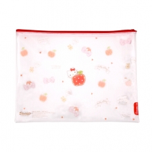 广博 KT88046 A5 PVC网格拉链袋  230*165mm 混色