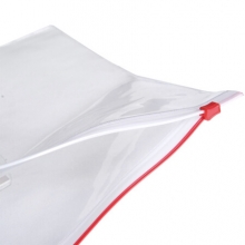 广博 P0007 透明拉链袋 A5 颜色随机