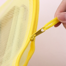 广博 A6112 A4彩色网格拉链袋 A4/PVC 颜色随机