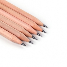 宝克（BAOKE）PL1674 原木六角笔杆2B铅笔绘图铅笔考试铅笔 50支/桶 （计价单位：桶）