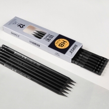 宝克（BAOKE）PL1678 HB高品质铅笔 学生三角杆学姿铅笔 黑色三角HB （计价单位：支）