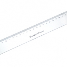 广博 CB5663 40cm直尺 40cm 透明