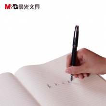 晨光（M&G）AFPW4802 金属钢笔 商务办公签名希格玛钢笔 黑色单支装