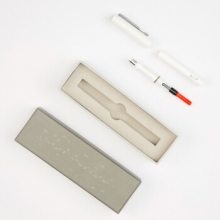 晨光(M&G) AFPY5201 秘果系列F/明尖白色钢笔学生礼品旋转吸墨墨水笔