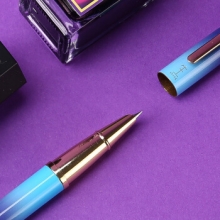 晨光 HAFP1004 文具国粹系列炫彩金属钢笔套装生旦净丑钢笔墨水礼盒装  生 0.38mm