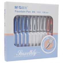 晨光   AFPY9301 学生金属钢笔礼盒装原木钢笔抽水式塑料钢笔书写笔 学生金属钢笔