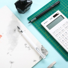 晨光（M&G） AFPY4102  F尖0.5mm钢笔书写练字金属钢笔商务办公钢笔学生专用白色