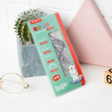 广博(GuangBo) H05016 学生绘图套尺套装 （直尺+三角尺*2+量角器）