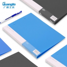 广博  WJ6151 a4文件夹板夹 （单强力夹）颜色随机