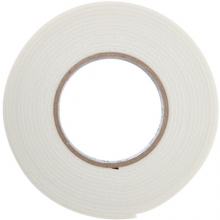 齐心 PM2405-10 双面泡棉胶带 10卷/筒 白色