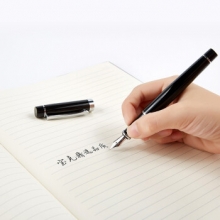 宝克（BAOKE）1+2PM129A 品质宝珠笔 纯金属商务签字笔 0.7mm 配笔芯精品礼盒套装 商务黑