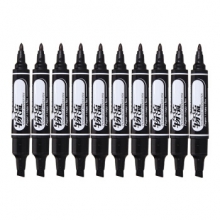 金万年 K-0918  物流专用大双头记号笔-黑色