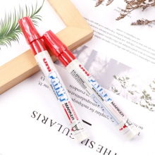 三菱（Uni） PX-20 中字油漆笔 红色 2.2-2.8mm 12支/盒（可用于汽车补漆）