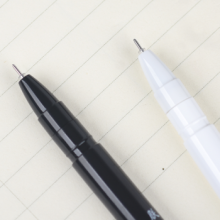 金万年 G-12220  朕语录0.38全针管配RS06芯拔帽中性笔-黑色 12支/盒