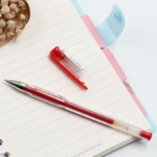 三菱（uni） UM-100 签字笔 0.5mm  10支/盒(红色)