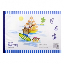 国誉(KOKUYO) WCN-PG0032 30页B5 胶装图画本. 图案随机