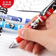 马培德（Maped） 钢笔 迷你奶牛钢笔套装 小学生钢笔蓝色红色可选897529 笔杆蓝色