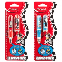 马培德（Maped）CH622030 迷你奶牛钢笔 蓝色、红色 颜色随机
