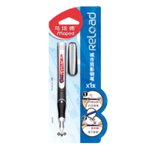 马培德 Maped 学生钢笔 黑色 小学生专用三年级初学者练字笔 墨囊墨胆钢笔 222723CH