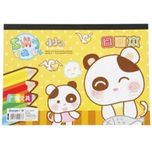 广博(GuangBo)GB16008 16K空白图画本 绘画板 颜色随机