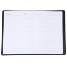 广博(GuangBo)GB16105 16K80张皮面记事本  黑色