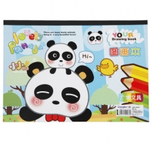 广博(GuangBo)GB16008 16K空白图画本 绘画板 颜色随机