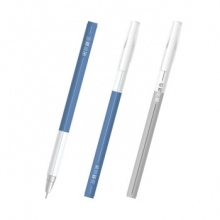 金万年  G-12652  必有所图0.5全针管配RS06芯拔帽中性笔-蓝色 （计价单位：支）