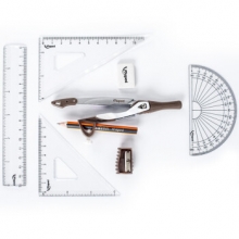 马培德（Maped） 圆规 创新智能圆规 8件套/3件套 尺子 圆规 铅笔 绘图套装 创新智能圆规8件套 196608CH