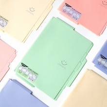 广博(GuangBo)A9035 爱の微笑7入半开式文件夹 颜色随机