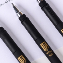 金万年 G-11771  优100金夹橡胶漆0.5子弹头配RS07系列芯拔帽中性笔 （计价单位：支）