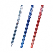 金万年 G-1046A  水晶头透明色0.5mm全针配RS16芯拔帽中性笔-红 （计价单位：支）