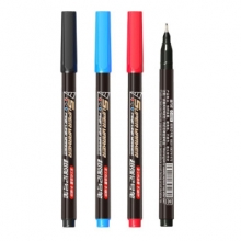 金万年 G-0921  极细划单头微孔笔头超强记号笔-蓝色