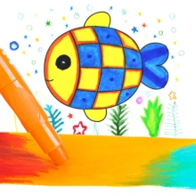 马培德（Maped） 丝滑炫彩棒小学生可水洗油画棒 幼儿园儿童彩色绘画涂鸦旋转蜡笔 12色收纳盒装 836112CH