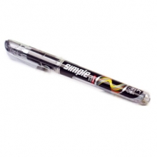 金万年  G-1109A 简意0.7MM子弹配RS07系列芯铁夹拔帽中性笔-黑 （计价单位：支）