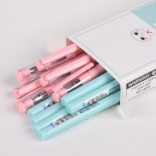 金万年  G-12653  单纯如我0.38全针管配RS06芯拔帽中性笔-蓝色 （计价单位：支）