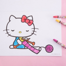 广博(GuangBo)KT84022 A4凯蒂猫填色本 儿童涂鸦本