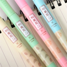 金万年  G-1204  和风系白色夹0.5全针管配RS06芯拔帽中性笔-蓝