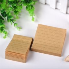 金万年 G-7018A  56x76mm牛皮纸印线自粘便条纸