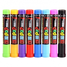 金万年  G-0625  可擦POP平头12mm8色套装白板笔-多颜色