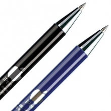 金万年 G-1181A 黑色细杆中性笔办公文具0.5mm签字笔 蓝色