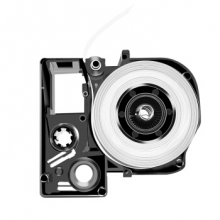 艾洁 爱普生  24mm白底黑字标签色带  适用EPSON LW600P;LW700;锦宫SR530C;SR550CC LK-6WBN