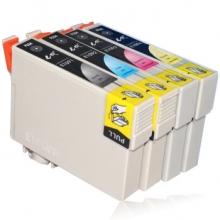 e代经典 T1091 墨盒4色套装（黑蓝红黄） 适用 爱普生 ME30 300 70 360 510 520 1100 600F 650FN