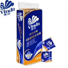 维达V4028 180克三层卷纸小卷纸138mmｘ108mm 10卷/提