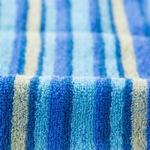 洁丽雅(grace) 纯棉厚实彩条吸水面巾 毛巾 8471A（条）