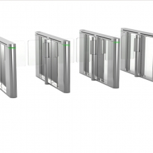 彩尼斯多CD-ST-402双机芯 速通门  写字楼防撞人行通道闸动态人脸识别门禁系统摆闸机